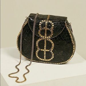 Green From St Xavier Hard Resin Mosaic Bag